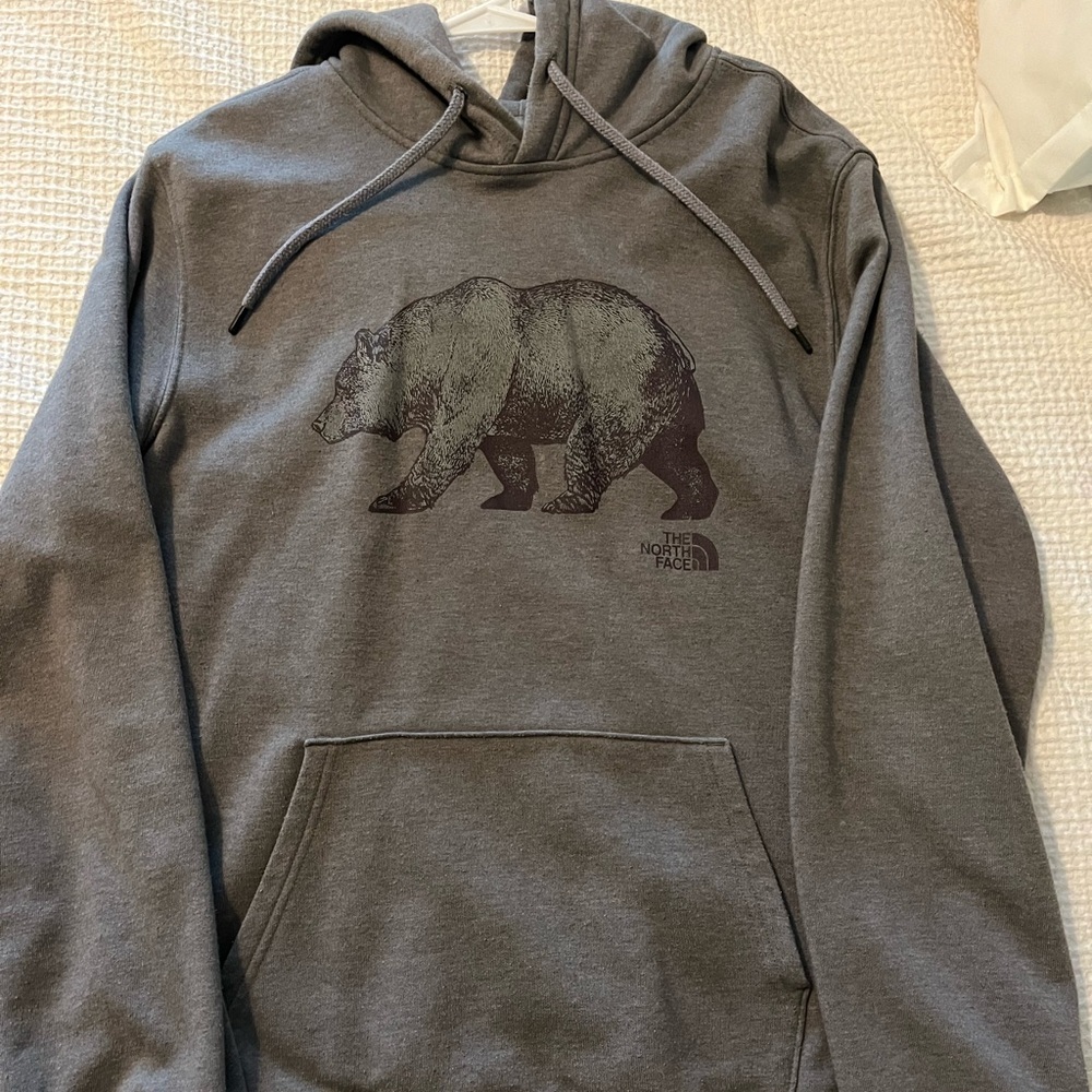The North Face Charcoal Bear Print Men's Hoodie